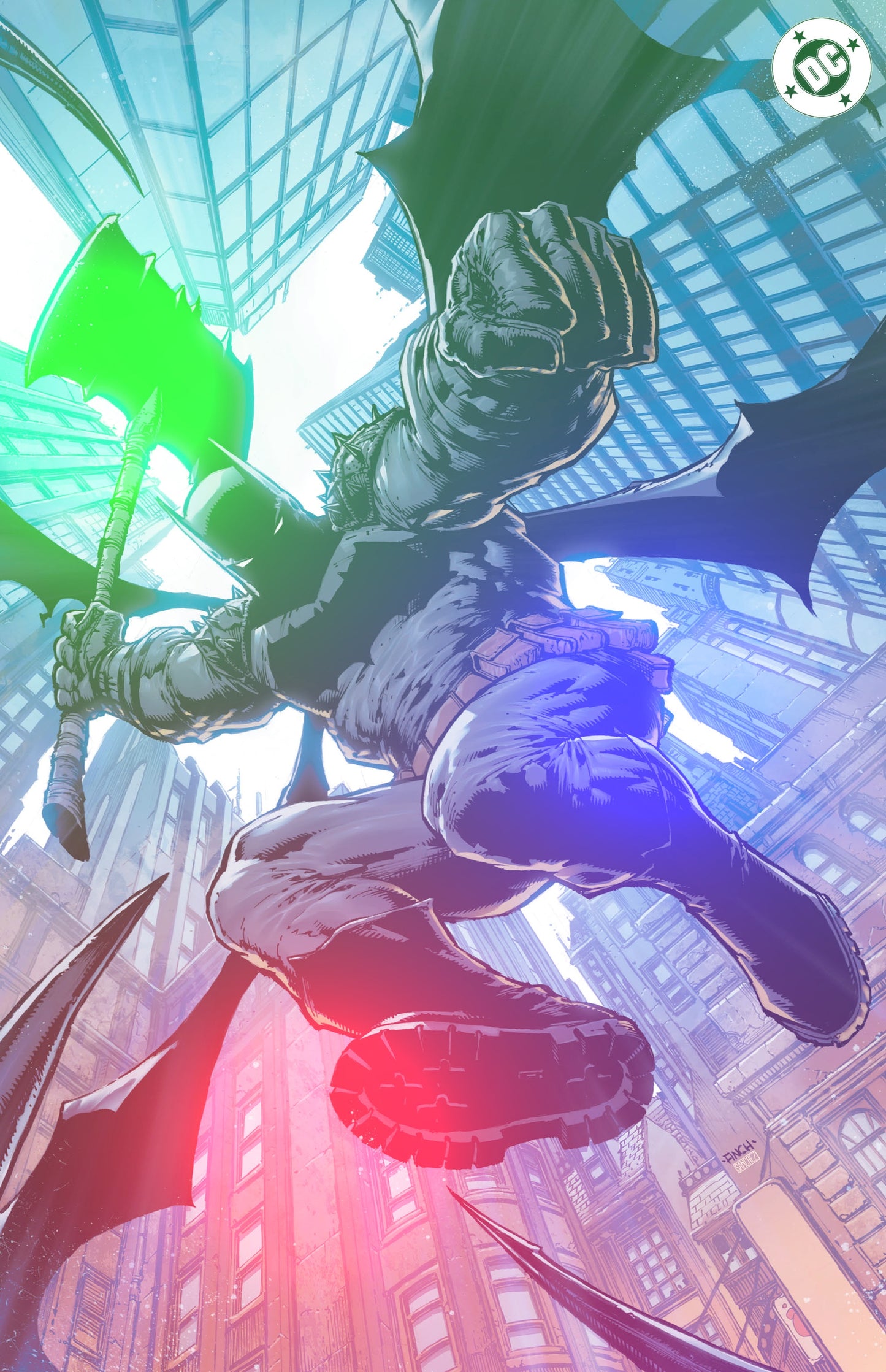 DAVID FINCH FOIL ABSOLUTE BATMAN #7 VIRGIN FOIL