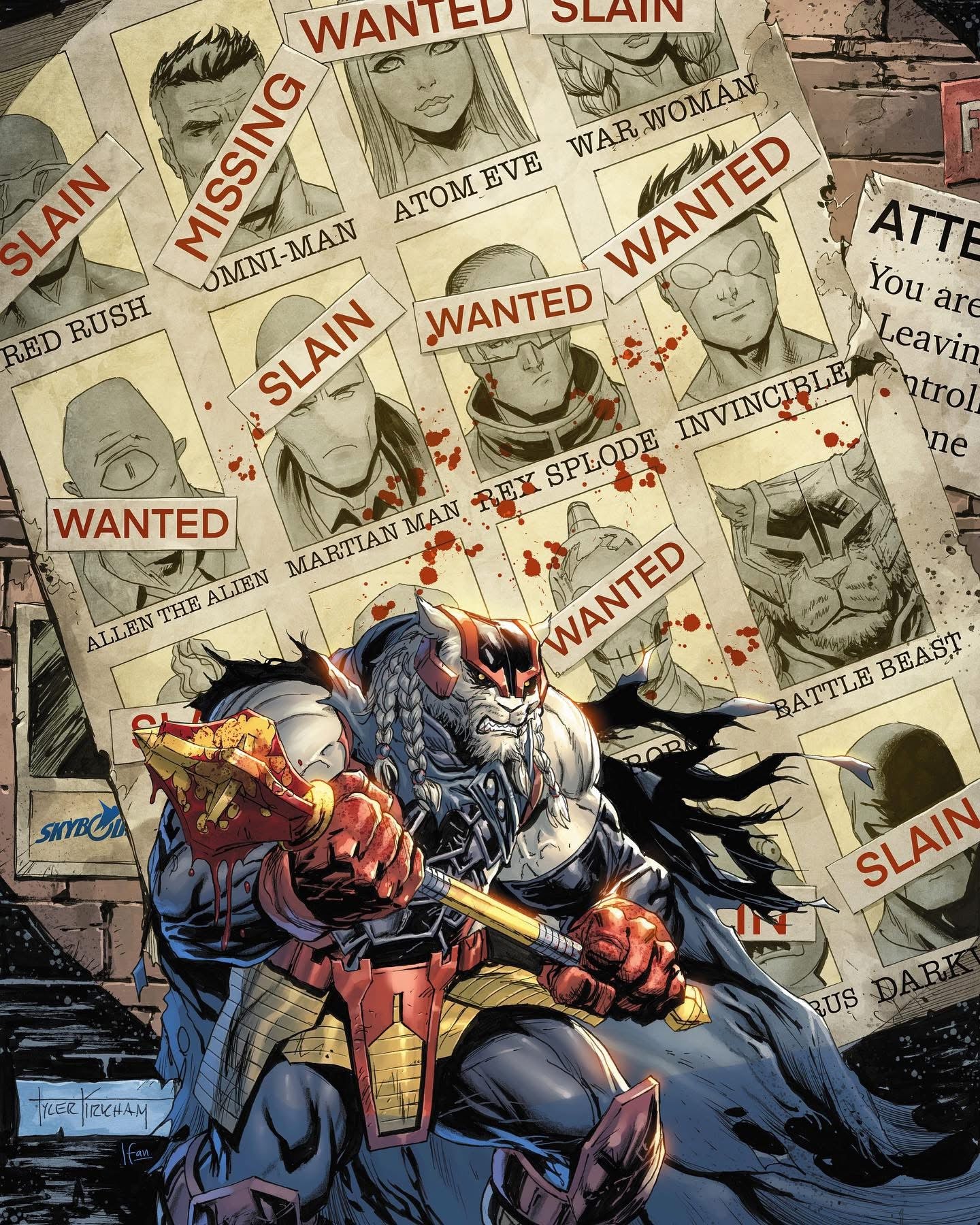 TYLER KIRKHAM BATTLE BEAST EXCLUSIVE (DAYS OF FUTURE PAST HOMAGE)