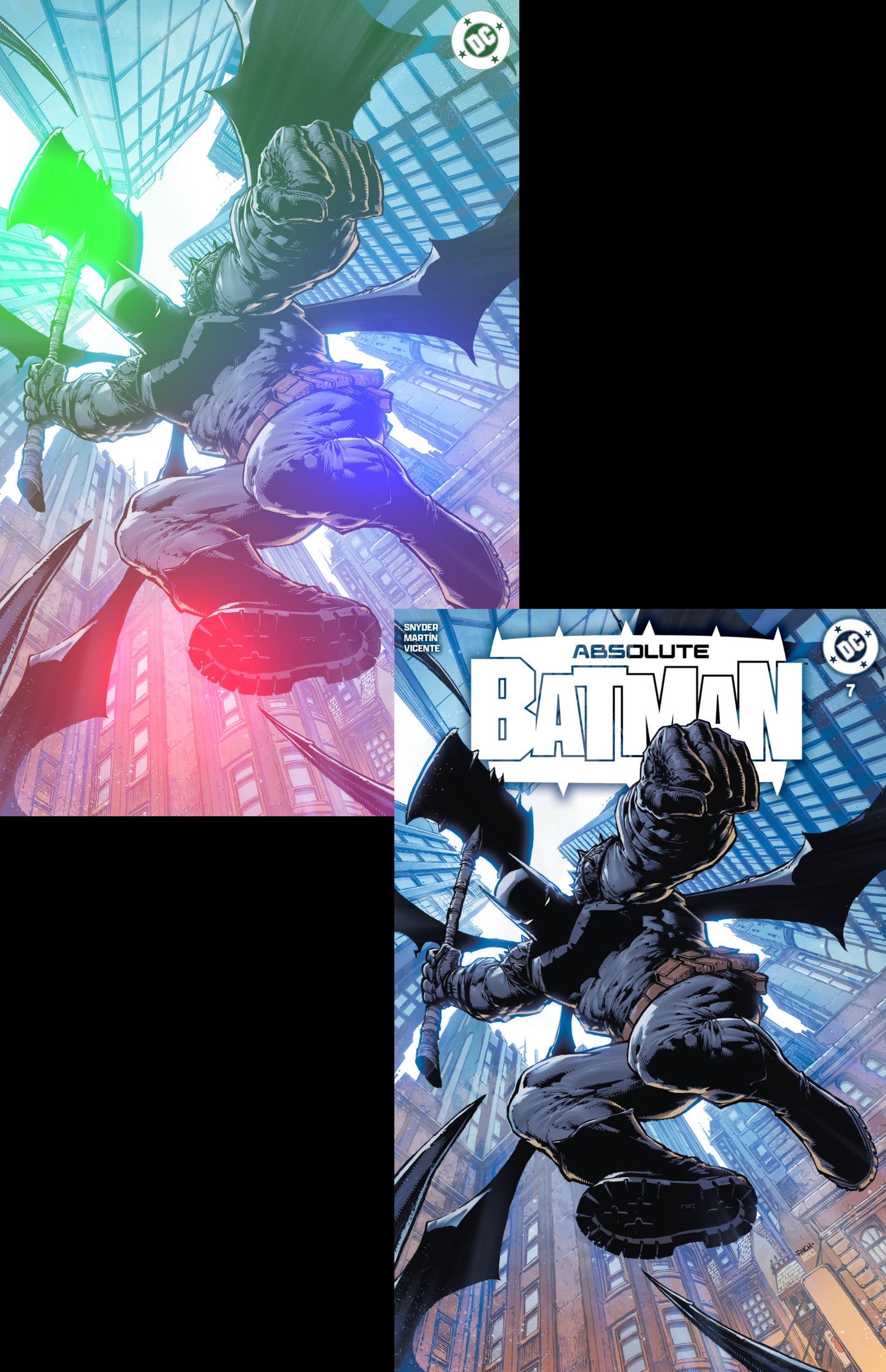 TRADE/FOIL SET DAVID FINCH ABSOLUTE BATMAN #7 EXCLUSIVE