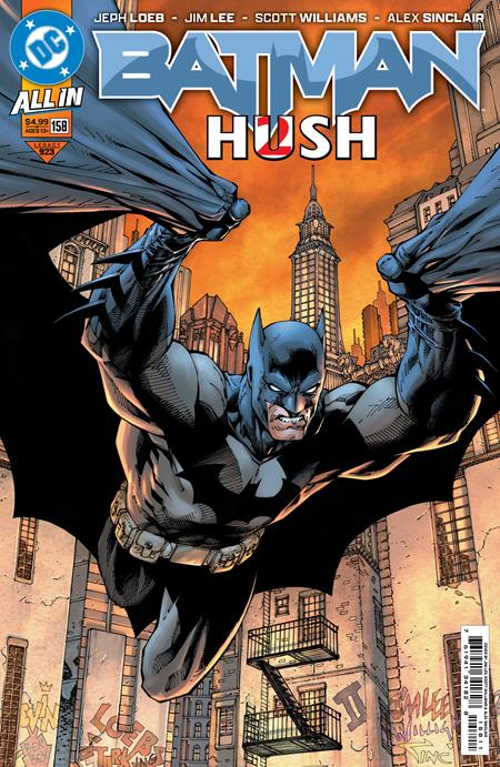 Hush BATMAN
#158
CVR
A
JIM LEE
&
SCOTT
WILLIAMS Presale