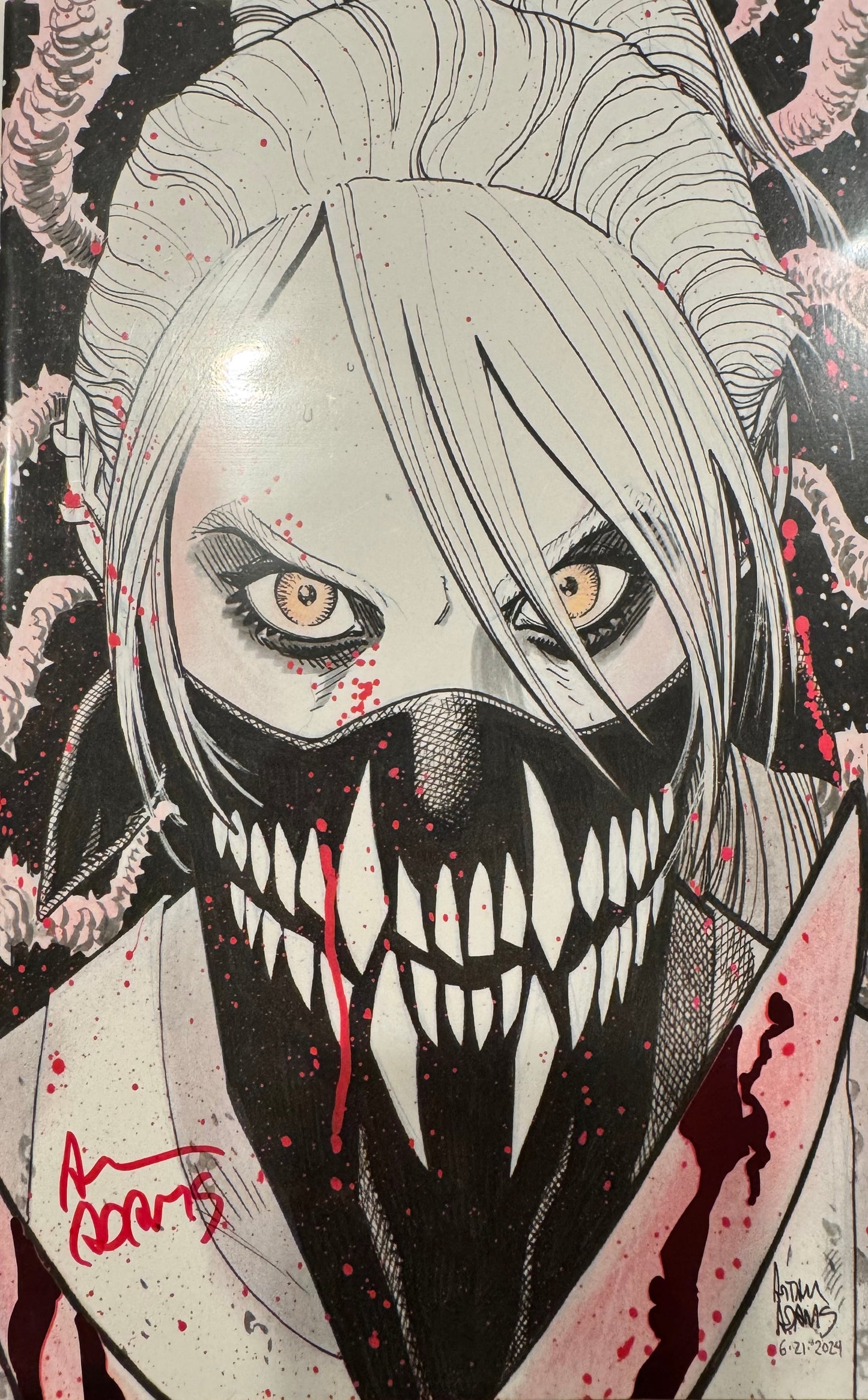 SIGNED ARTHUR ADAMS SIKTC #0 SPOT FOIL