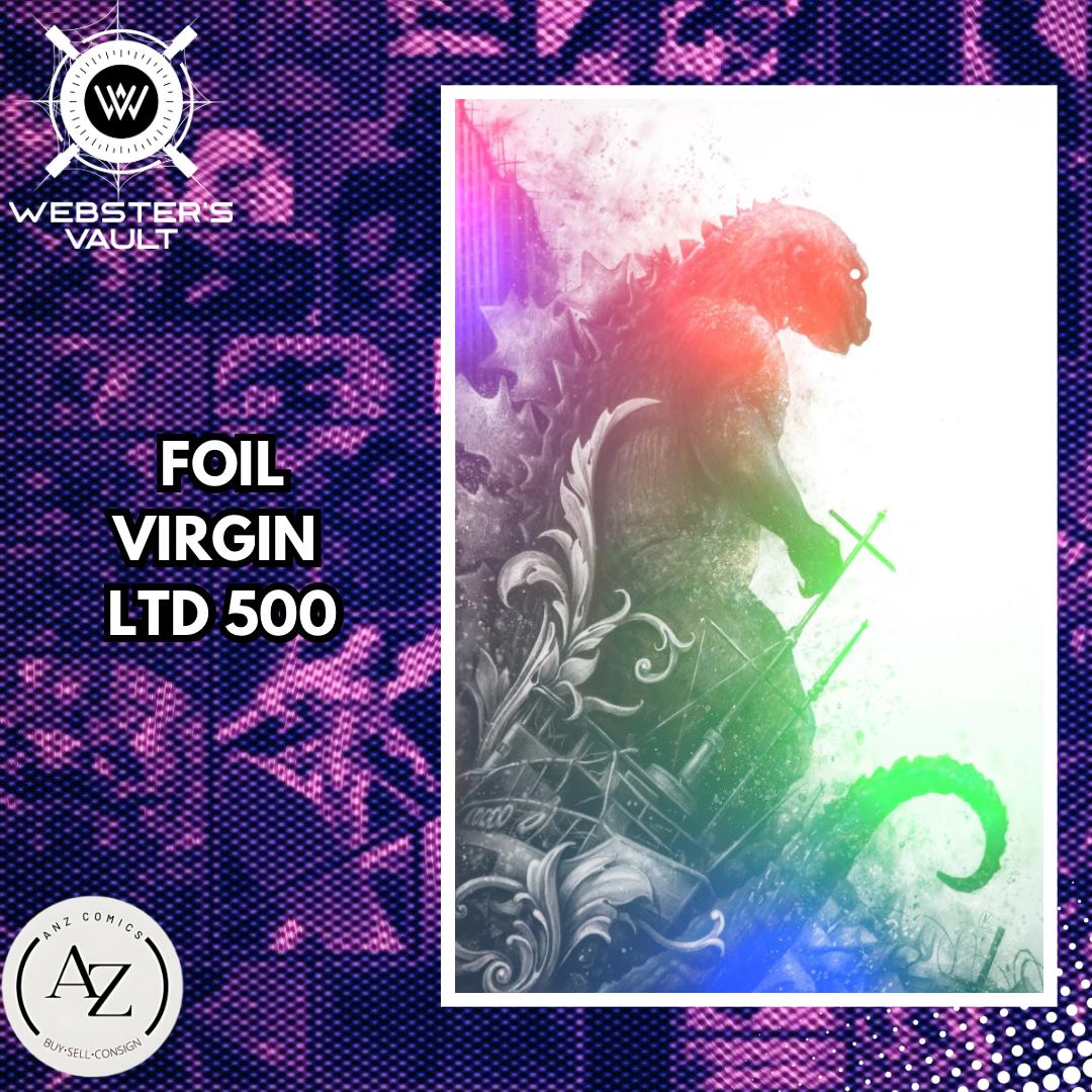 FOIL GODZILLA MPT III ANDREW K CURREY VIRGIN MEGACON
