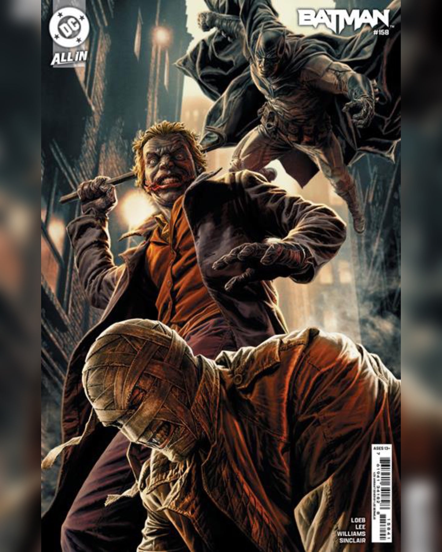 BATMAN
#158
CVR
L
INC
1:25
LEE
BERMEJO
CARD
STOCK
VAR