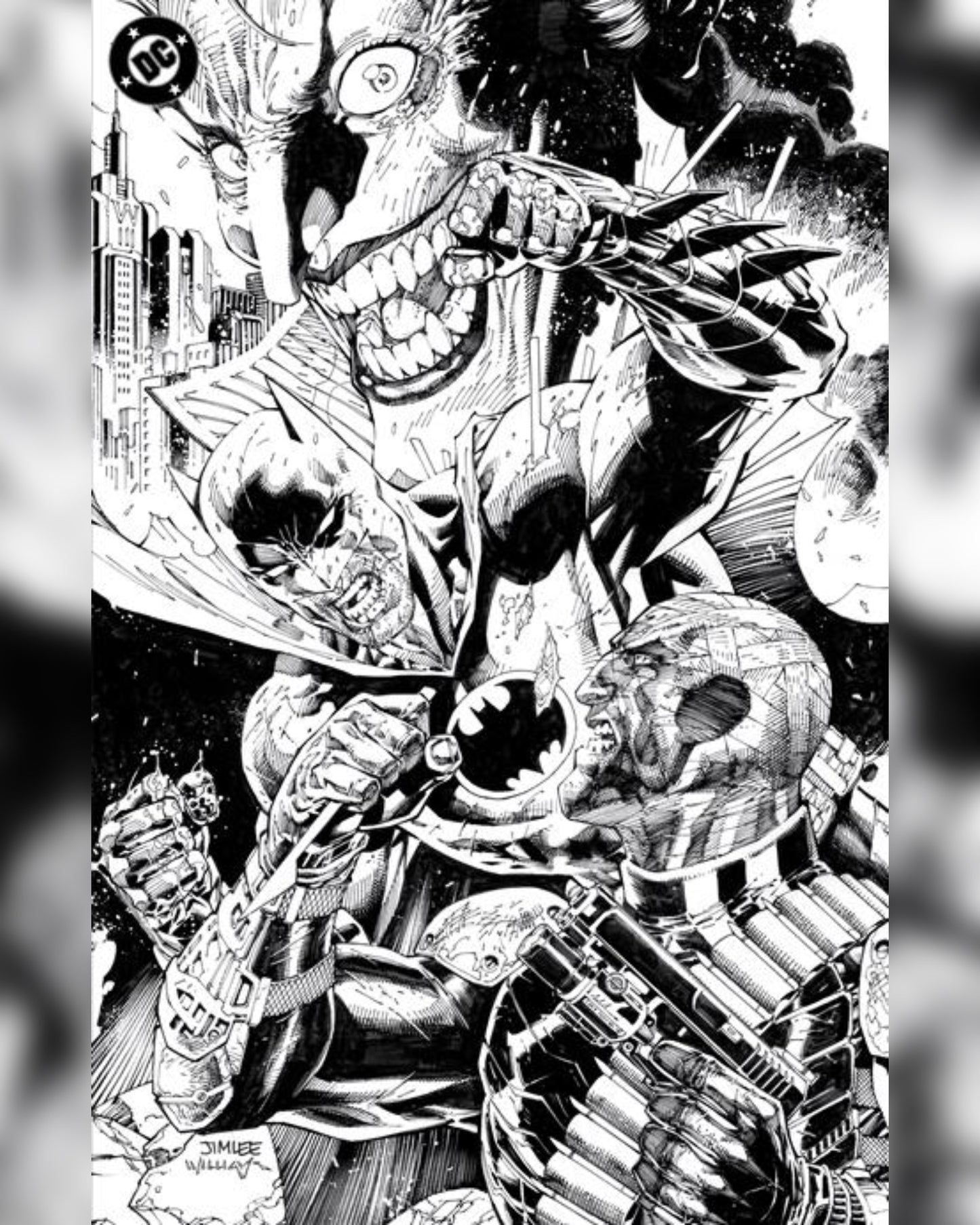 1:608 double signed BATMAN
#158
CVR
P
INC
JIM LEE
SCOTT
WILLIAMS
INKS CARD STOCK
VAR
SIGNED BY JIM
LEE