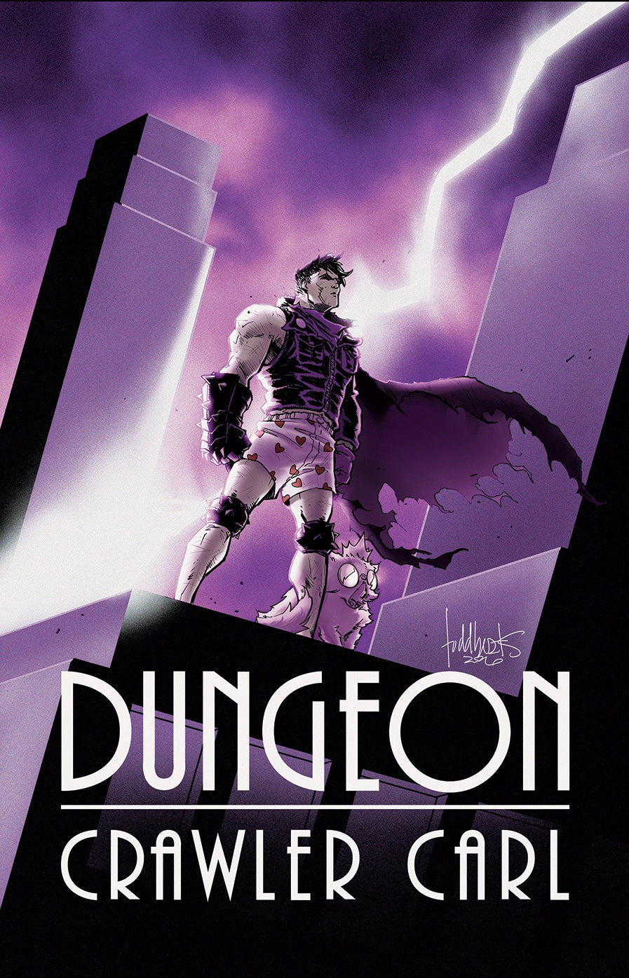 !!!SIGNED!!! NYCC PRESALE PURPLE FOIL DUNGEON CRAWLER CARL 0 TODD BEATS BTAS HOMAGE LTD 500 PRINCESS DONUT VARIANT!