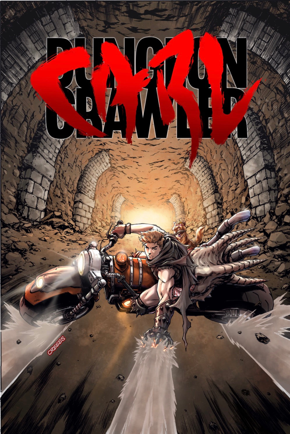 !!!SIGNED!!! AKIRA HOMAGE DUNGEON CRAWLER CARL 0 CREEES LEE EXCLUSIVE LTD 500 PRESALE