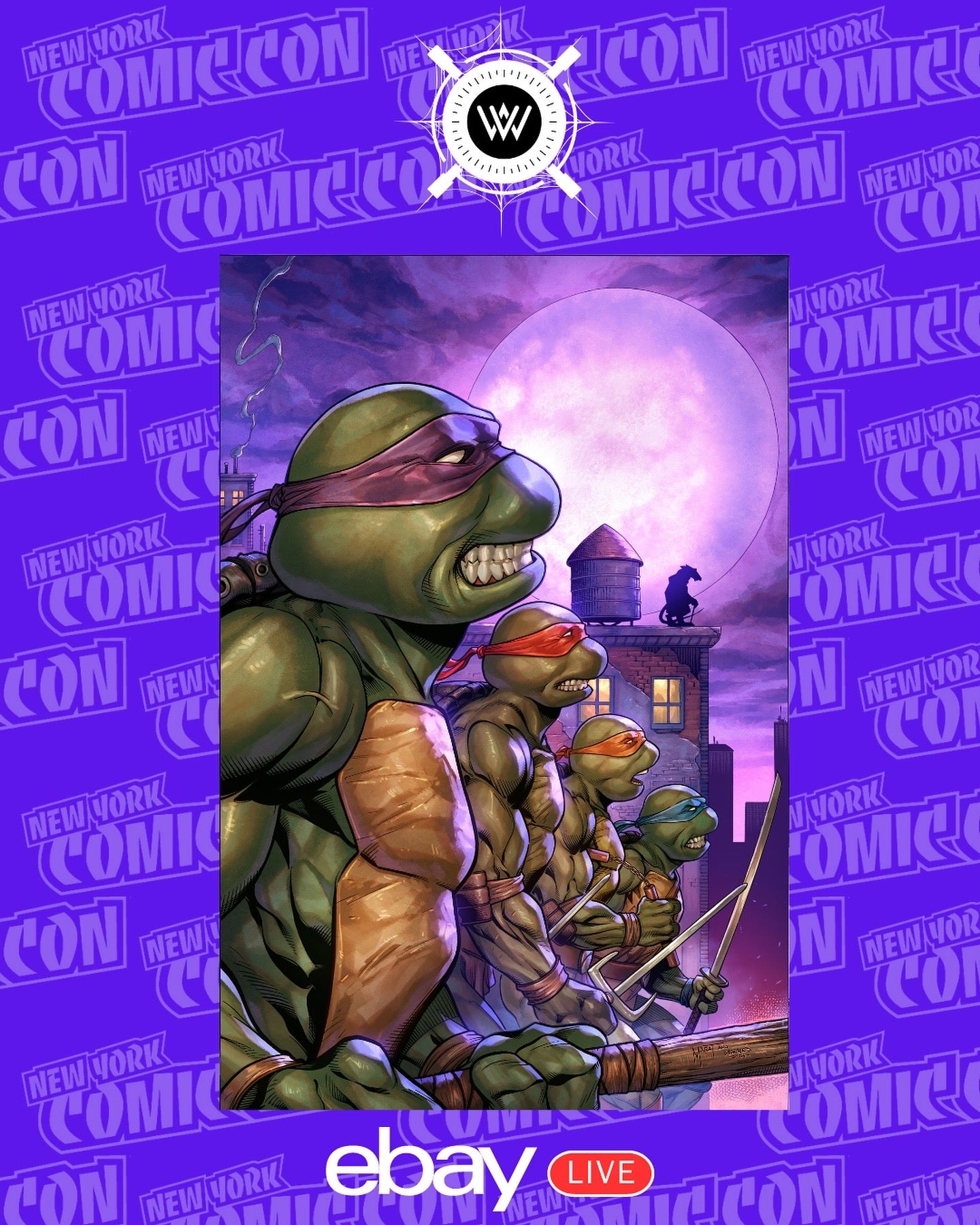 TMNT #2 Marat Mychaels NYCC VIRGIN