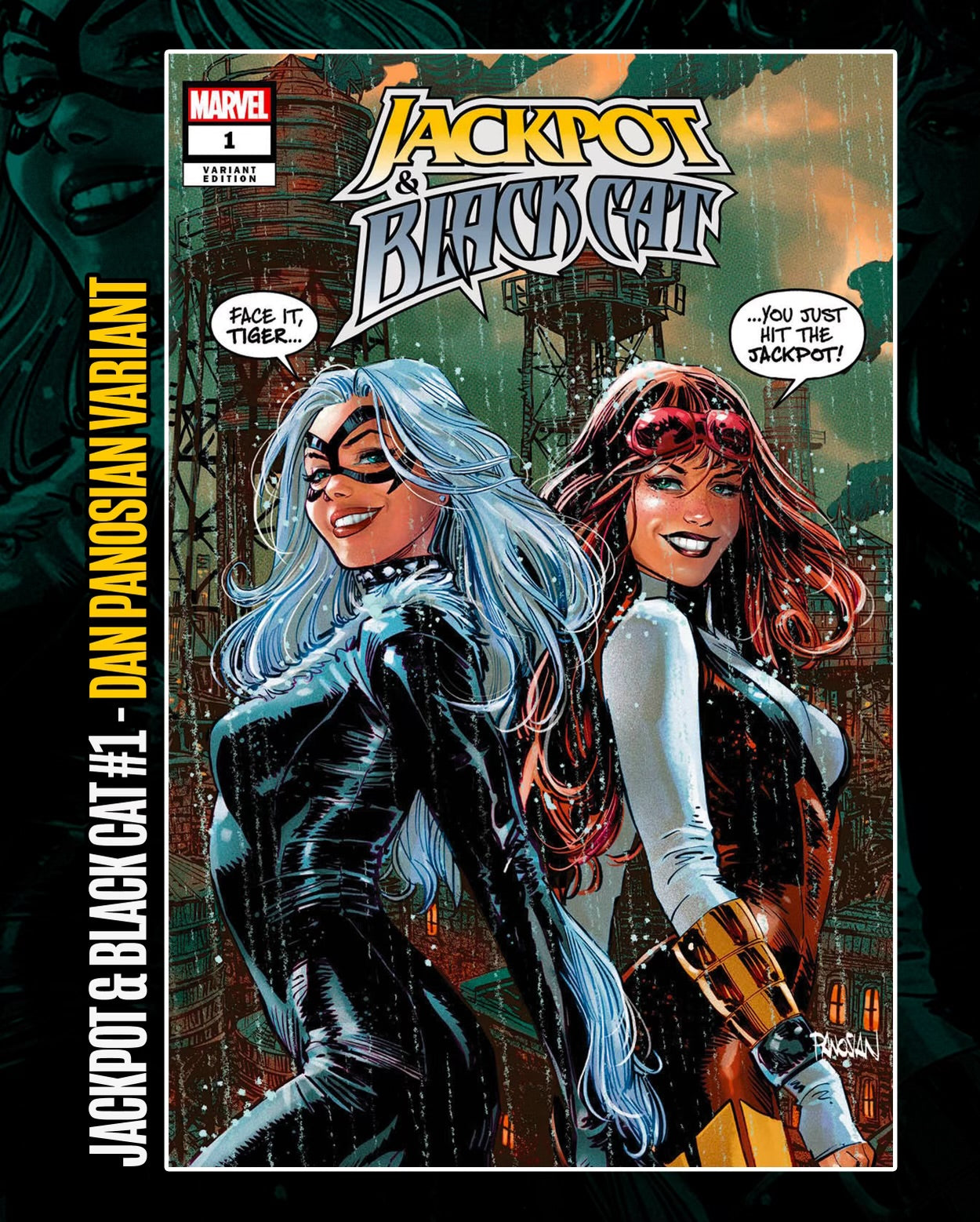 JACKPOT & BLACK CAT #1 DAN PANOSIAN VARIANT (PRESALE 3/18)!!!