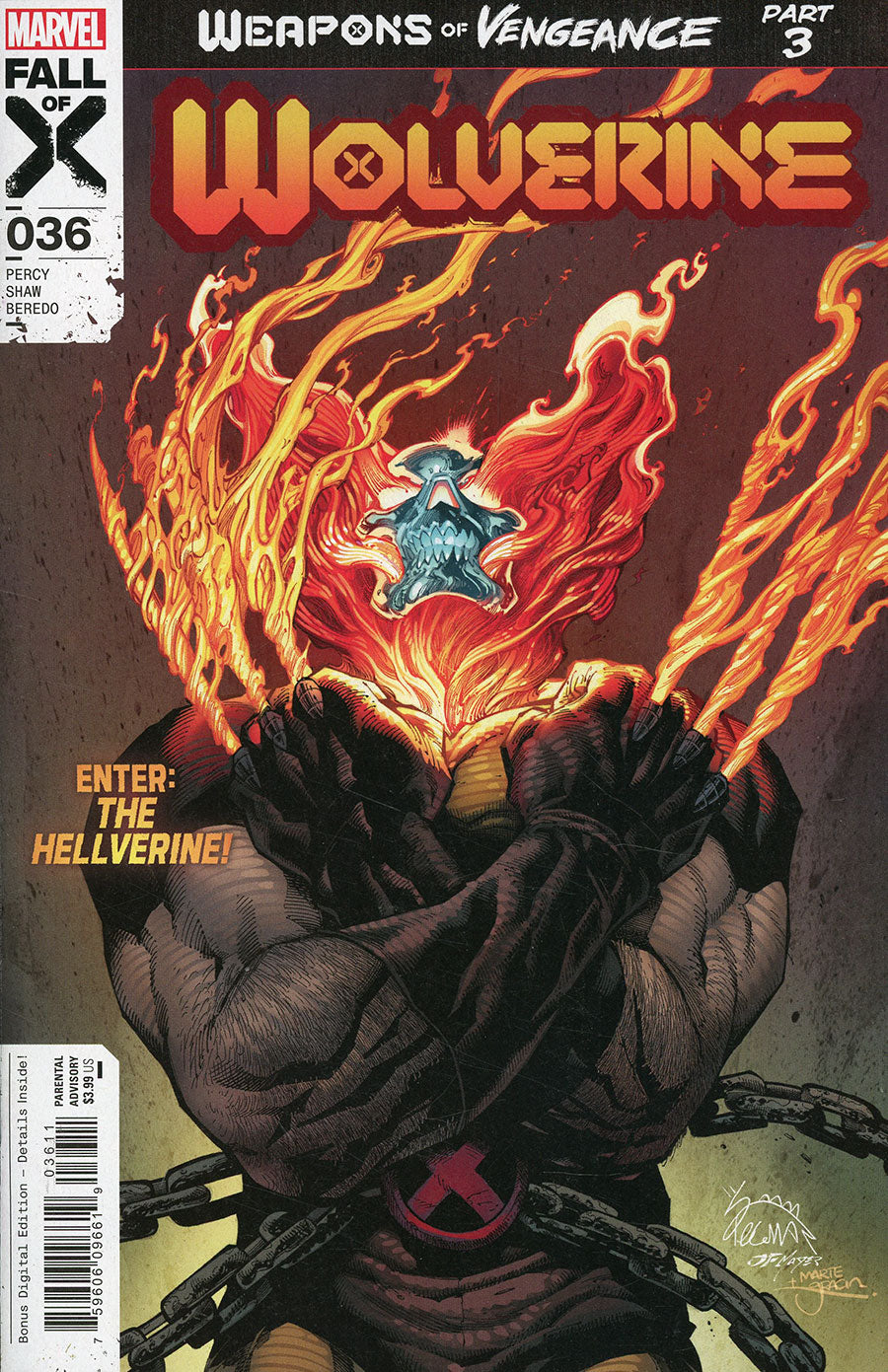 Wolverine #36 (Fall of the X-Men) Ryan Stegman ...Intro to Hellverine