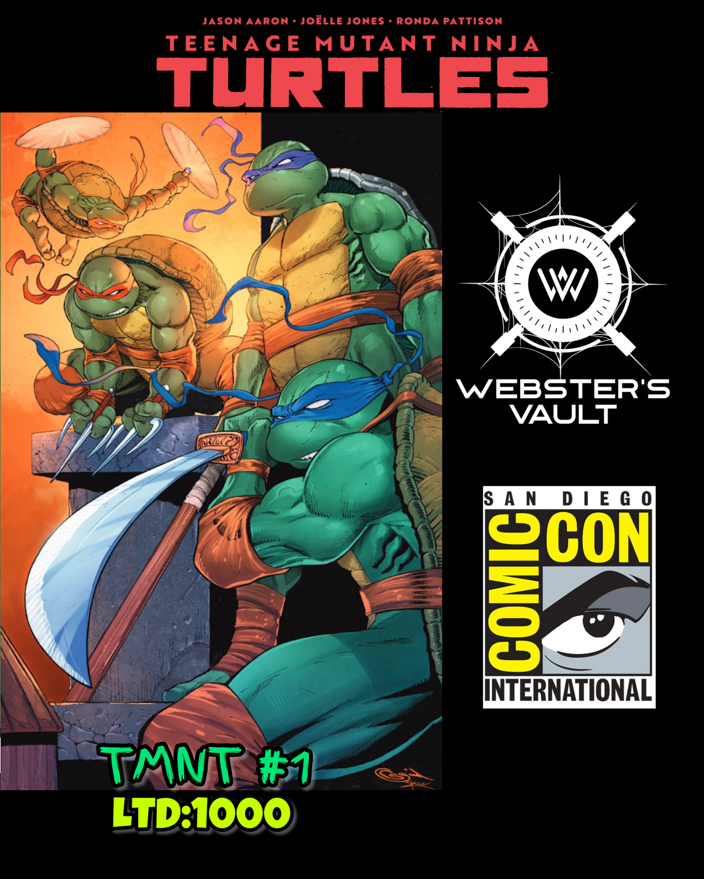 TMNT #1 Sajad Shah+Jason Aaron