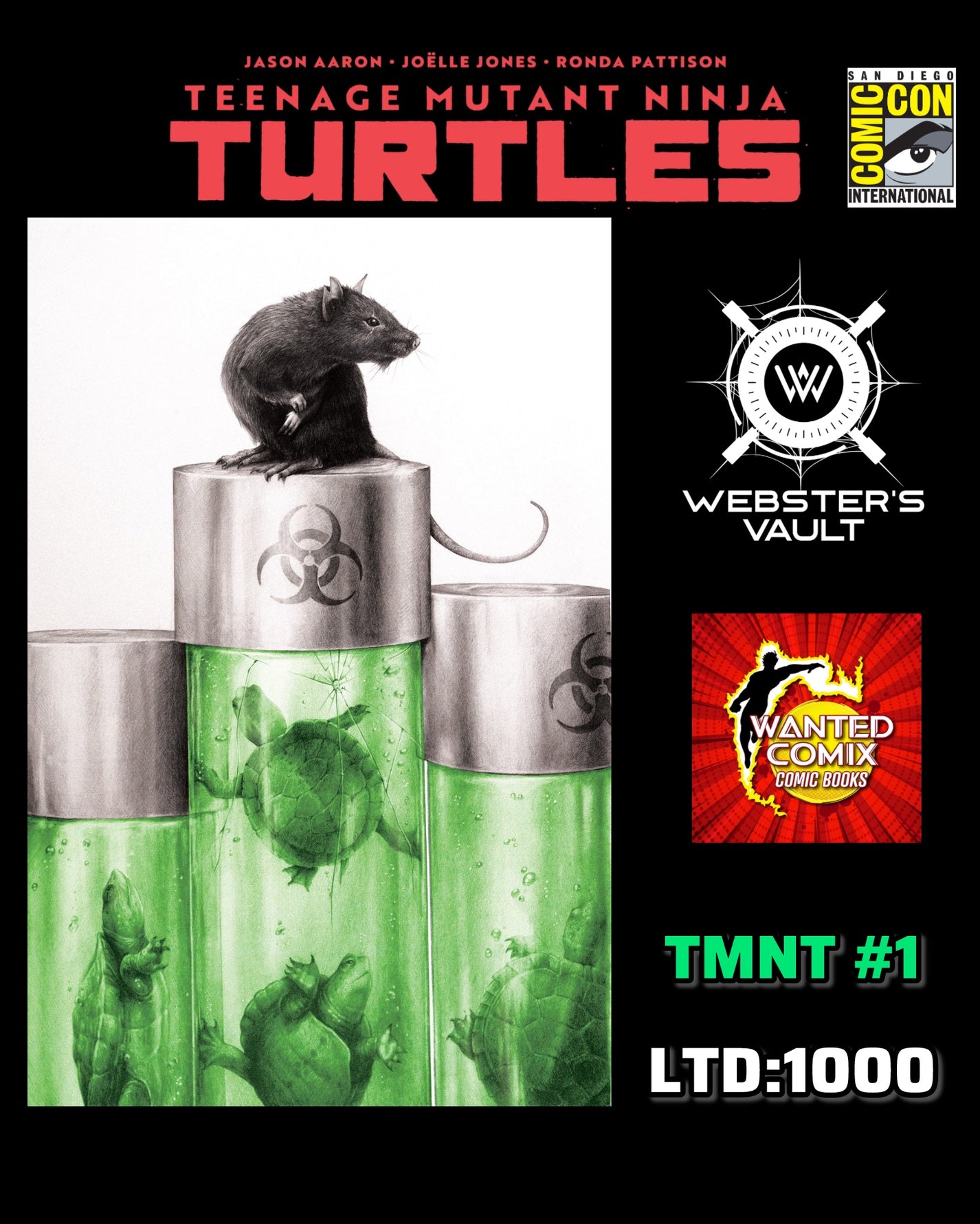 ANDREW K. CURREY TMNT #1 SDCC EXCLUSIVE – Webster’s Vault