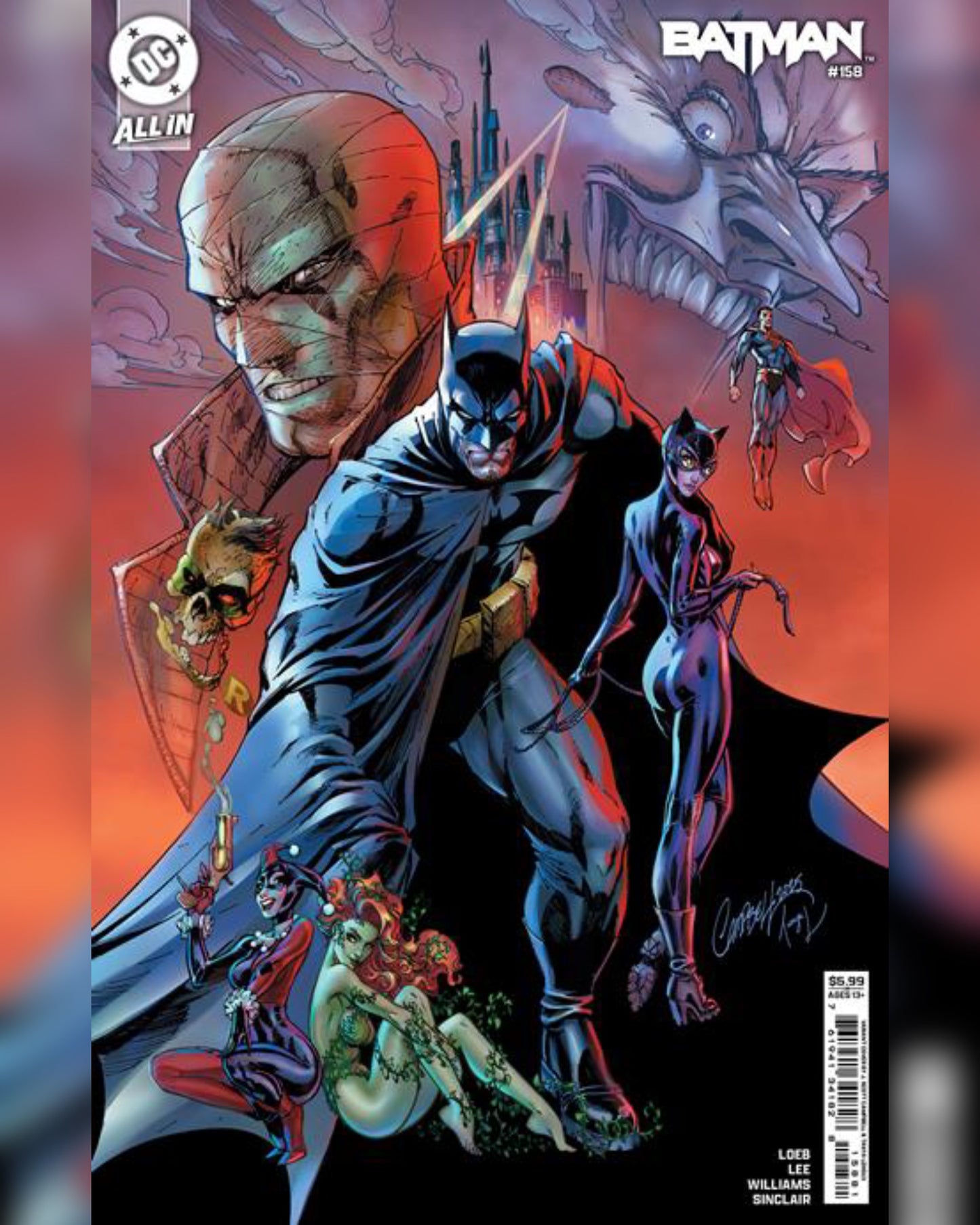 BATMAN
#158
CVR
DJ
SCOTT
CAMPBELL
CARD
STOCK
VAR