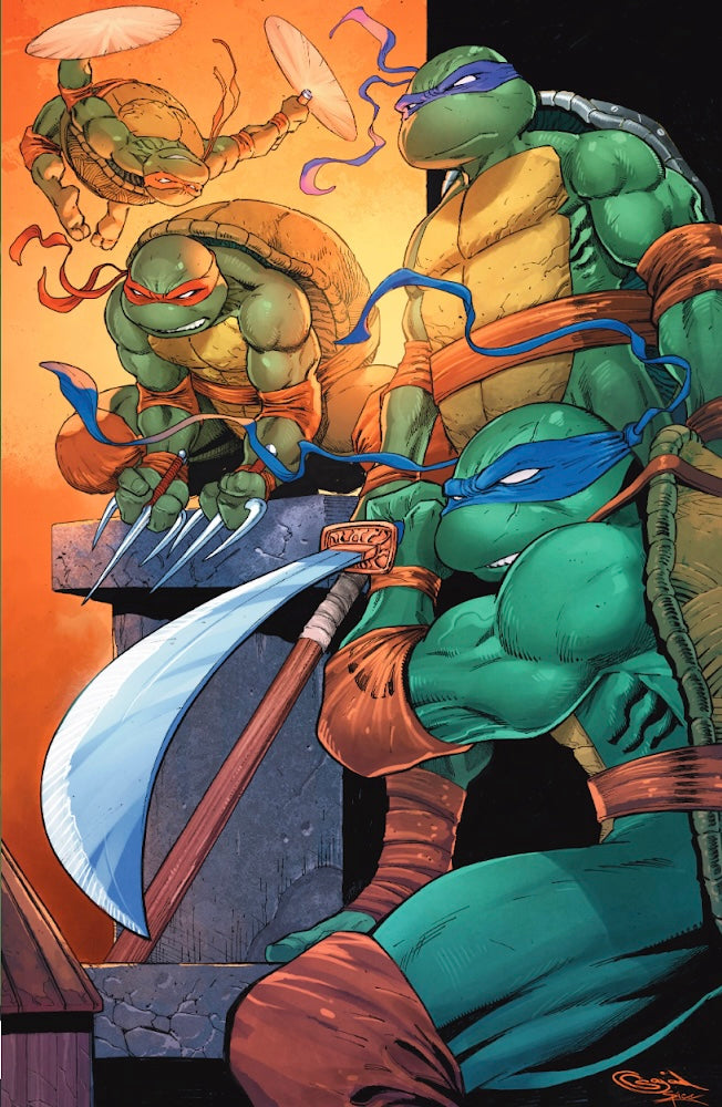 LIMITED SIGNED FOIL TMNT #1 Sajad Shah NYCC PRESALE