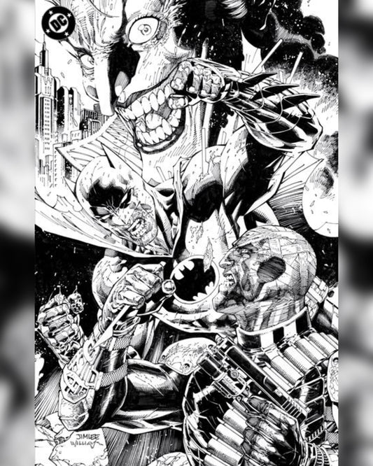 1:608 double signed BATMAN
#158
CVR
P
INC
JIM LEE
SCOTT
WILLIAMS
INKS CARD STOCK
VAR
SIGNED BY JIM
LEE