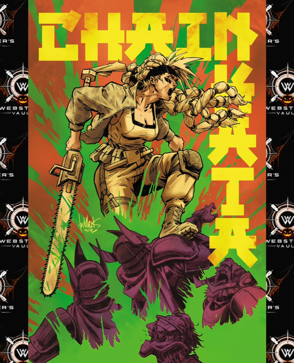 MATTE FOIL CHAINKATA #1 CHAINSAW MAN HOMAGE TODD BEATE LTD 500